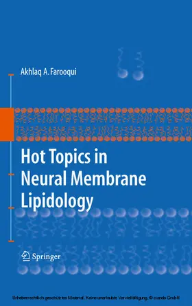 Farooqui |  Hot Topics in Neural Membrane Lipidology | eBook | Sack Fachmedien