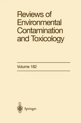 Ware |  Reviews of Environmental Contamination and Toxicology | Buch |  Sack Fachmedien