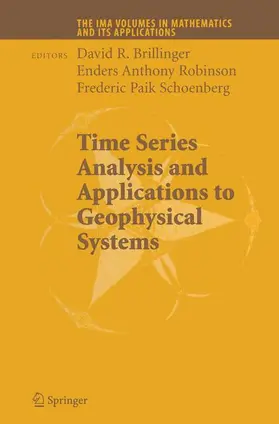 Brillinger / Robinson / Schoenberg |  Time Series Analysis and Applications to Geophysical Systems | Buch |  Sack Fachmedien