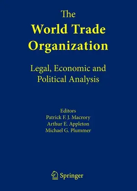 Plummer / International Trade Law Center / Appleton | The World Trade Organization | Buch | 978-0-387-22685-9 | sack.de