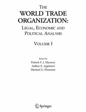 International Trade Law Center / Appleton / Plummer | The World Trade Organization | E-Book | sack.de