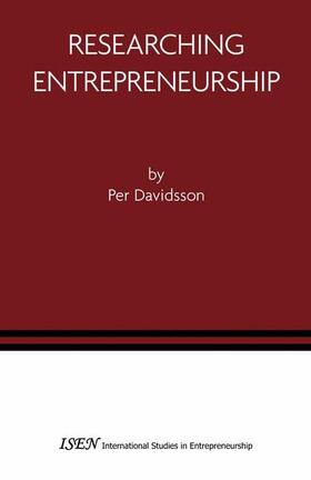 Davidsson | Researching Entrepreneurship | Buch | sack.de