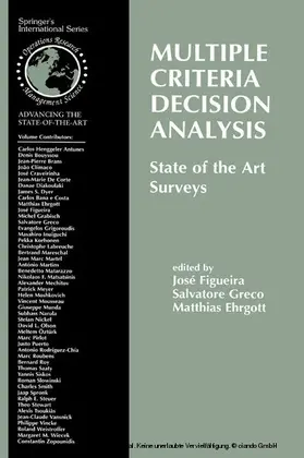 Greco |  Multiple Criteria Decision Analysis: State of the Art Surveys | eBook | Sack Fachmedien