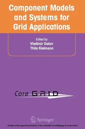 Getov / Kielmann | Component Models and Systems for Grid Applications | E-Book | www.sack.de