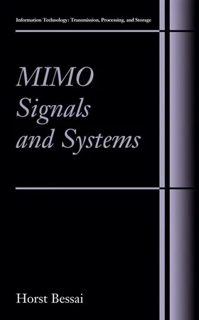 Bessai |  Mimo Signals and Systems | Buch |  Sack Fachmedien