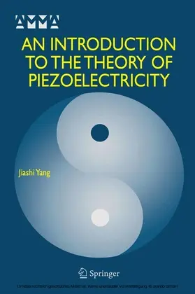 Yang |  An Introduction to the Theory of Piezoelectricity | eBook | Sack Fachmedien