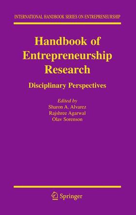Alvarez / Sorenson / Agarwal |  Handbook of Entrepreneurship Research | Buch |  Sack Fachmedien