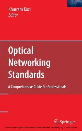 Kazi |  Optical Networking Standards: A Comprehensive Guide for Professionals | eBook | Sack Fachmedien