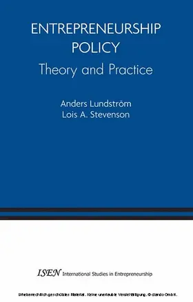 Lundstrom / Stevenson |  Entrepreneurship Policy: Theory and Practice | eBook | Sack Fachmedien