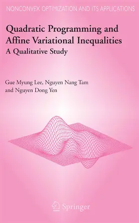 Lee / Tam / Yen | Quadratic Programming and Affine Variational Inequalities | E-Book | sack.de
