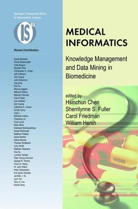 Chen / Fuller / Friedman |  Medical Informatics | Buch |  Sack Fachmedien