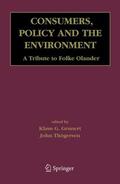 Grunert / Thøgersen |  Consumers, Policy and the Environment | Buch |  Sack Fachmedien