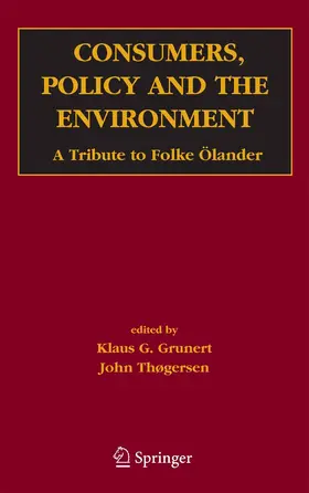 Grunert / Thøgersen |  Consumers, Policy and the Environment | eBook | Sack Fachmedien