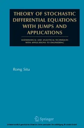 SITU |  Theory of Stochastic Differential Equations with Jumps and Applications | eBook | Sack Fachmedien