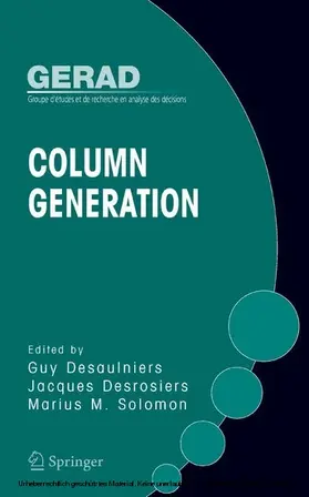 Desaulniers / Desrosiers / Solomon | Column Generation | E-Book | sack.de