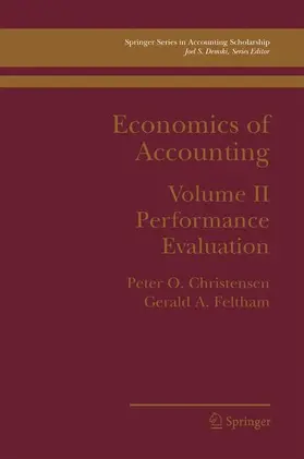 Feltham / Christensen |  Economics of Accounting | Buch |  Sack Fachmedien