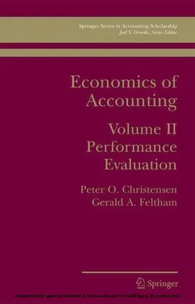 Christensen / Feltham |  Economics of Accounting | eBook | Sack Fachmedien