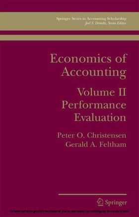 Christensen / Feltham | Economics of Accounting | E-Book | sack.de
