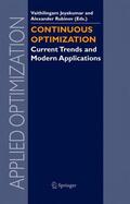 Jeyakumar / Rubinov |  Continuous Optimization | Buch |  Sack Fachmedien