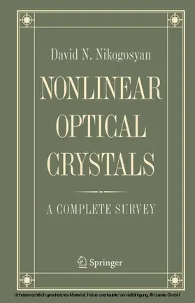 Nikogosyan | Nonlinear Optical Crystals: A Complete Survey | E-Book | www.sack.de