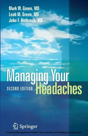 Green / Rothrock |  Managing Your Headaches | eBook | Sack Fachmedien