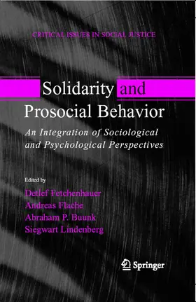 Fetchenhauer / Flache / Buunk | Solidarity and Prosocial Behavior | E-Book | www.sack.de