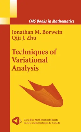 Borwein / Zhu | Techniques of Variational Analysis | E-Book | sack.de