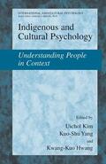Kim / Yang / Hwang |  Indigenous and Cultural Psychology | Buch |  Sack Fachmedien
