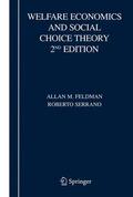 Serrano / Feldman |  Welfare Economics and Social Choice Theory | Buch |  Sack Fachmedien