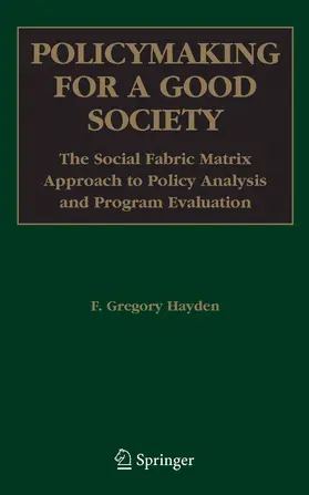Hayden | Policymaking for a Good Society | E-Book | sack.de