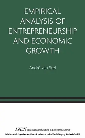 Stel |  Empirical Analysis of Entrepreneurship and Economic Growth | eBook | Sack Fachmedien