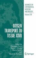 Cicco / Bruley / Ferrari |  Oxygen Transport to Tissue XXVII | eBook | Sack Fachmedien