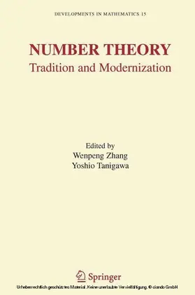 Zhang / Tanigawa |  Number Theory | eBook | Sack Fachmedien