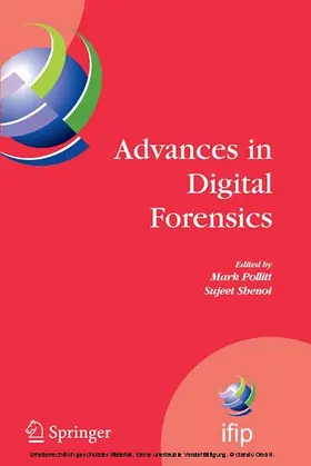 Pollitt / Shenoi | Advances in Digital Forensics | E-Book | sack.de