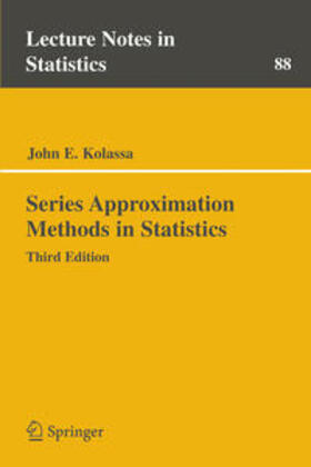 Kolassa |  Series Approximation Methods in Statistics | Buch |  Sack Fachmedien