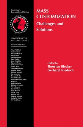 Blecker / Friedrich |  Mass Customization | Buch |  Sack Fachmedien