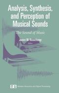 Beauchamp |  Analysis, Synthesis, and Perception of Musical Sounds | Buch |  Sack Fachmedien