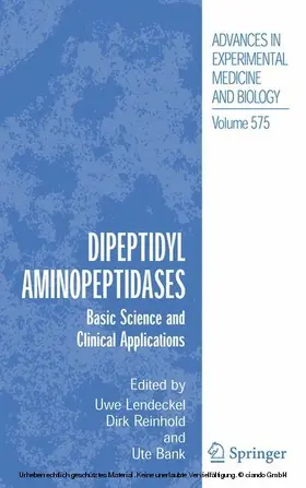 Lendeckel / Reinhold / Bank |  Dipeptidyl Aminopeptidases | eBook | Sack Fachmedien