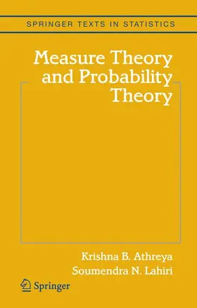 Lahiri / Athreya |  Measure Theory and Probability Theory | Buch |  Sack Fachmedien