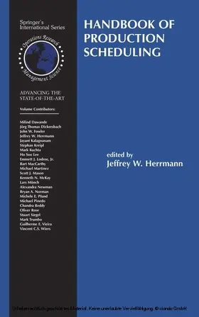 Herrmann | Handbook of Production Scheduling | E-Book | sack.de