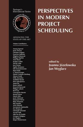 Jozefowska / Weglarz |  Perspectives in Modern Project Scheduling | Buch |  Sack Fachmedien