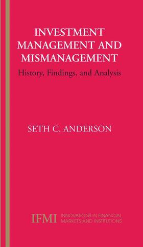 Anderson | Investment Management and Mismanagement | E-Book | sack.de