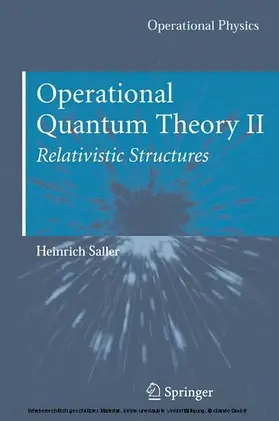 Saller |  Operational Quantum Theory II | eBook | Sack Fachmedien