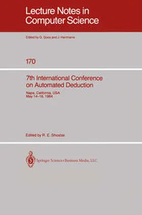 Shostak | 7th International Conference on Automated Deduction | E-Book | sack.de