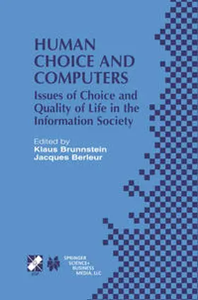 Brunnstein / Berleur | Human Choice and Computers | E-Book | sack.de