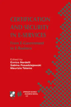 Nardelli / Posadziejewski / Talamo | Certification and Security in E-Services | E-Book | sack.de