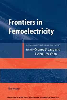Lang / Chan | Frontiers of Ferroelectricity | E-Book | www.sack.de