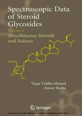 Ahmad / Basha |  Spectroscopic Data of Steroid Glycosides | eBook | Sack Fachmedien