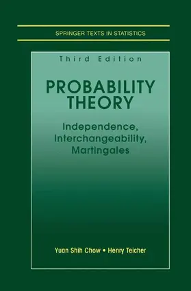 Chow / Teicher |  Probability Theory | Buch |  Sack Fachmedien