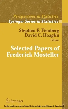 Fienberg / Hoaglin |  Selected Papers of Frederick Mosteller | eBook | Sack Fachmedien